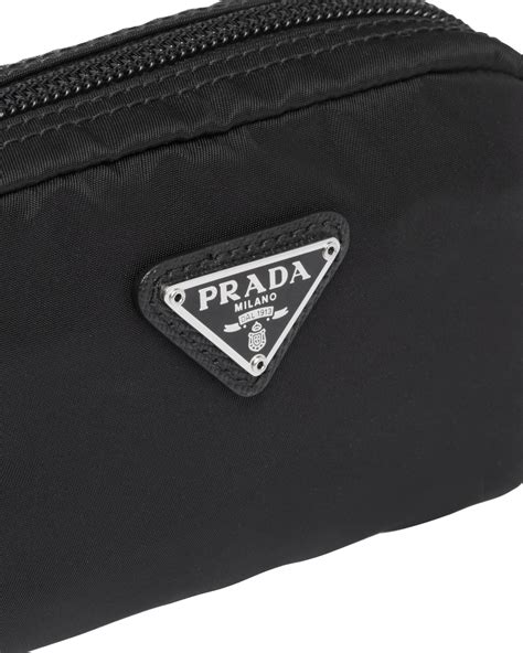 prada nylon neck puch